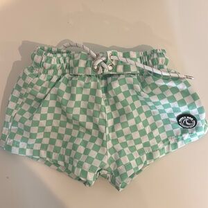 Binky Bro Checkered Swim Trunks Boys 12-18m